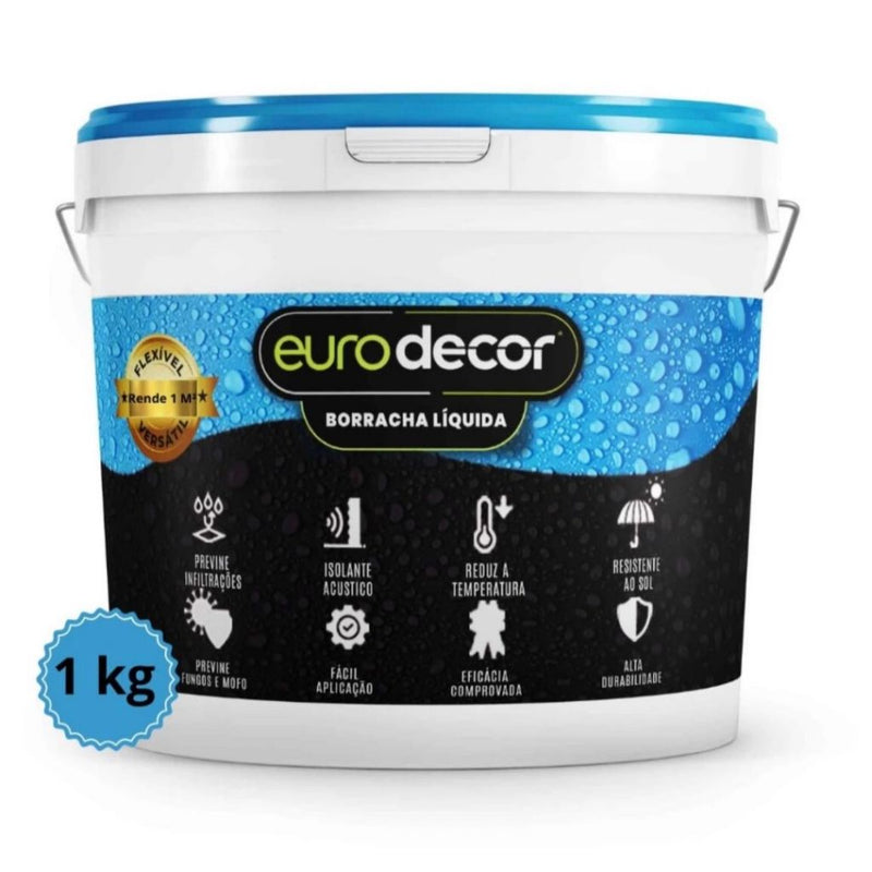 Impermeabilizante Borracha líquida 1kg  - EuroDecor®