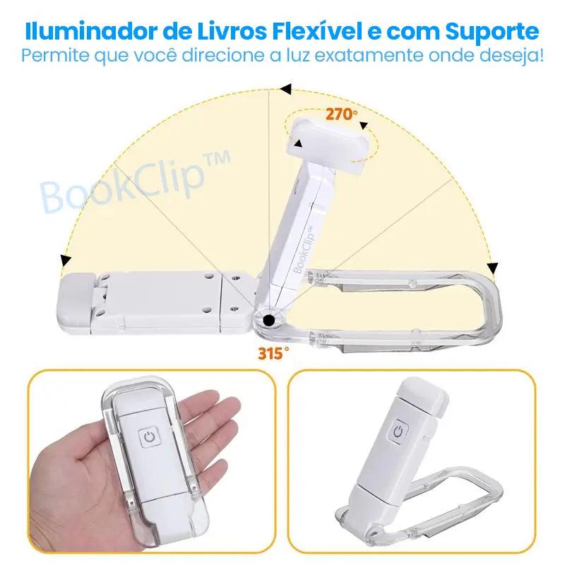 Luminária Portátil para Leitura Recarregável Multifuncional - lojavoceconecta.com