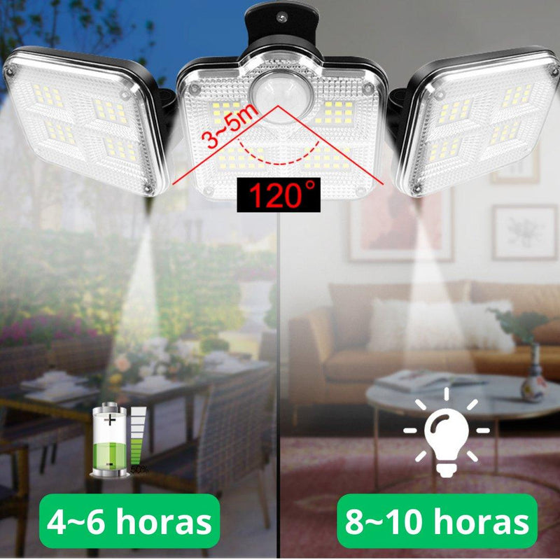 [Oferta Relâmpago somente HOJE] Refletor LED Solar EcoSol [ 5% no Pix Comprando HOJE] - lojavoceconecta.com